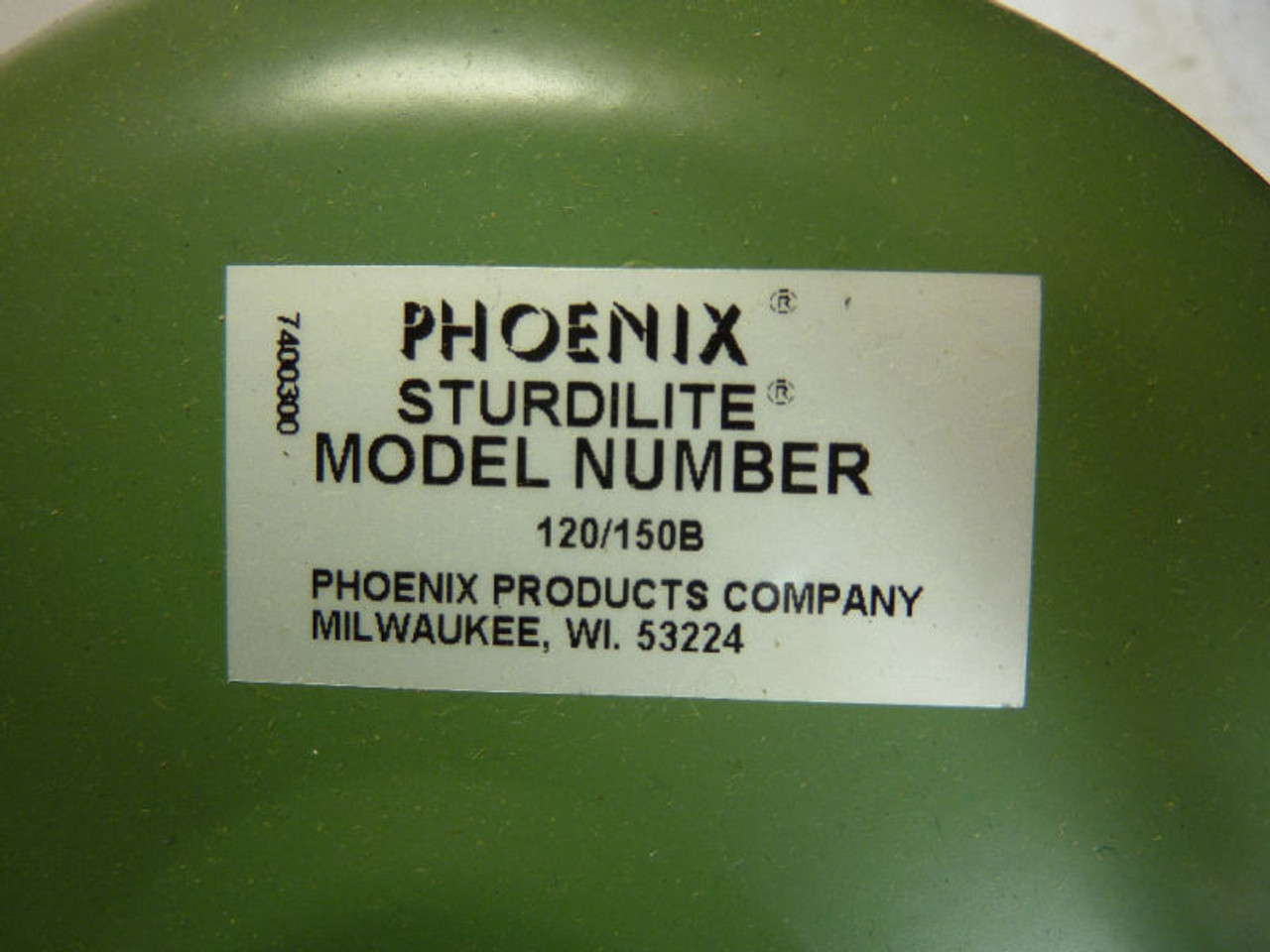 Phoenix 120/150B Green Sturdilite Flood Light ! NEW !