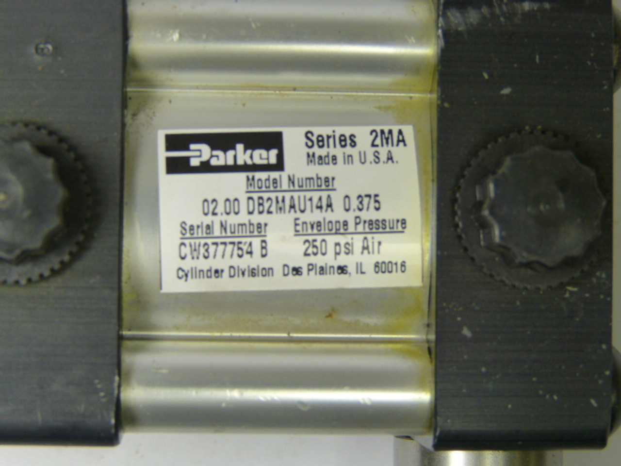 Parker 02.00DB2MAU14A03.75 Pneumatic Cylinder 2" Bore 3.75" Stroke ! NOP !