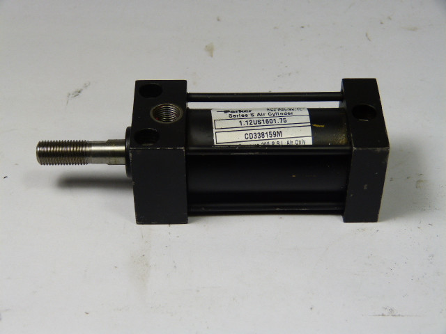 Parker 1.12US1601.75 Pneumatic Cylinder 1.12" Bore1.75" Stroke USED