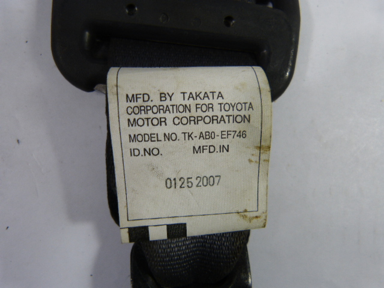 Takata TK-AB0-EF46 Seatbelt USED
