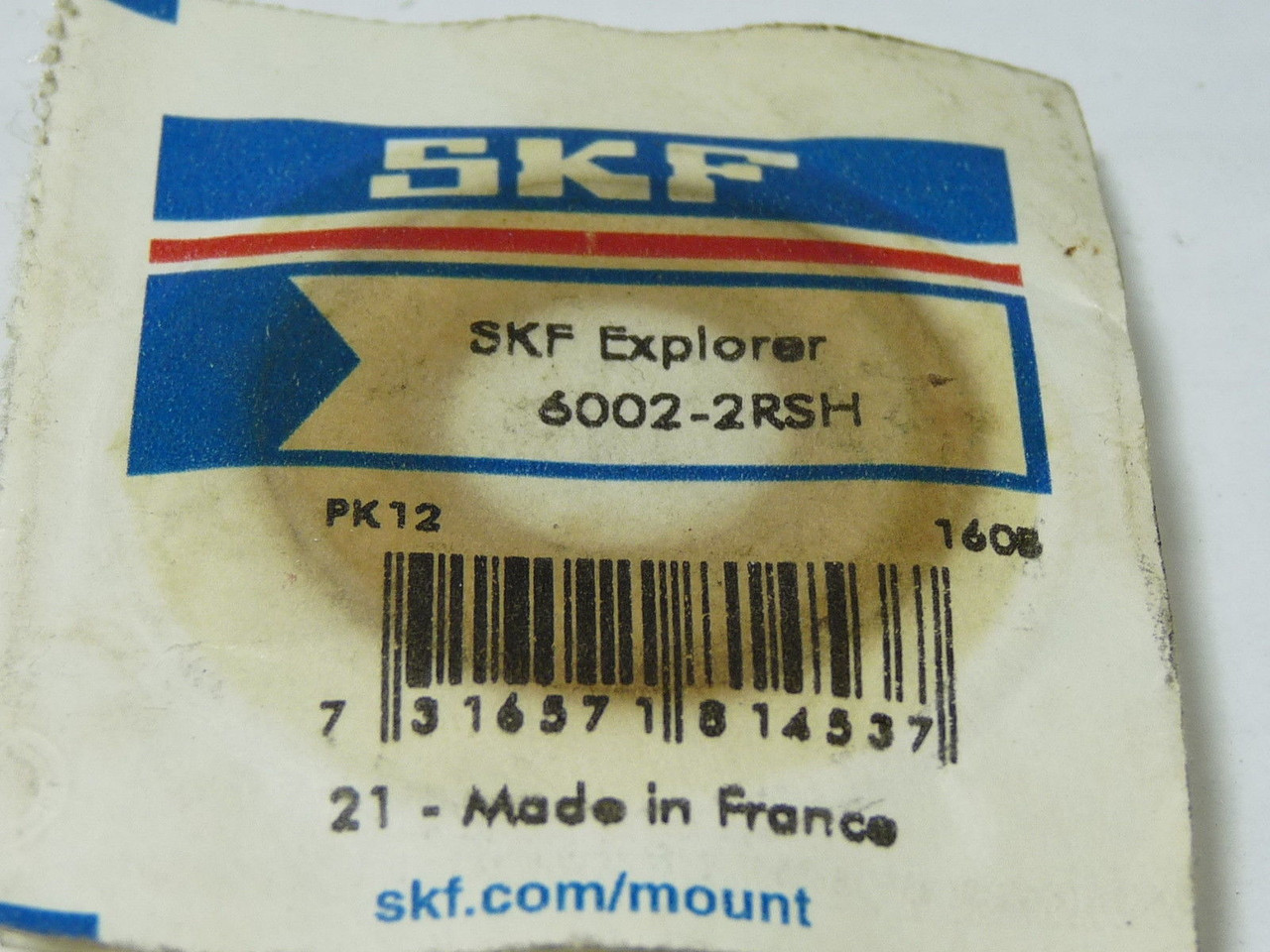 SKF 6002-2RSH Single Row Deep Groove Ball Bearings 15x32x9 ! NWB !