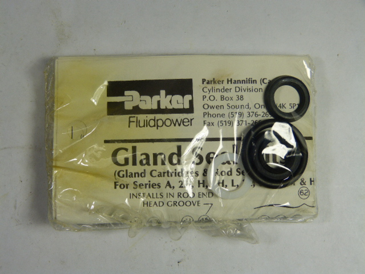 Parker Rk2AH:0051 Rod Seal Kit 5/8-Inch ! NWB !