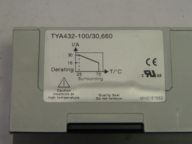 Jumo TYA-432 Thyristor Power Switch TYA-432 30A 660Vac USED