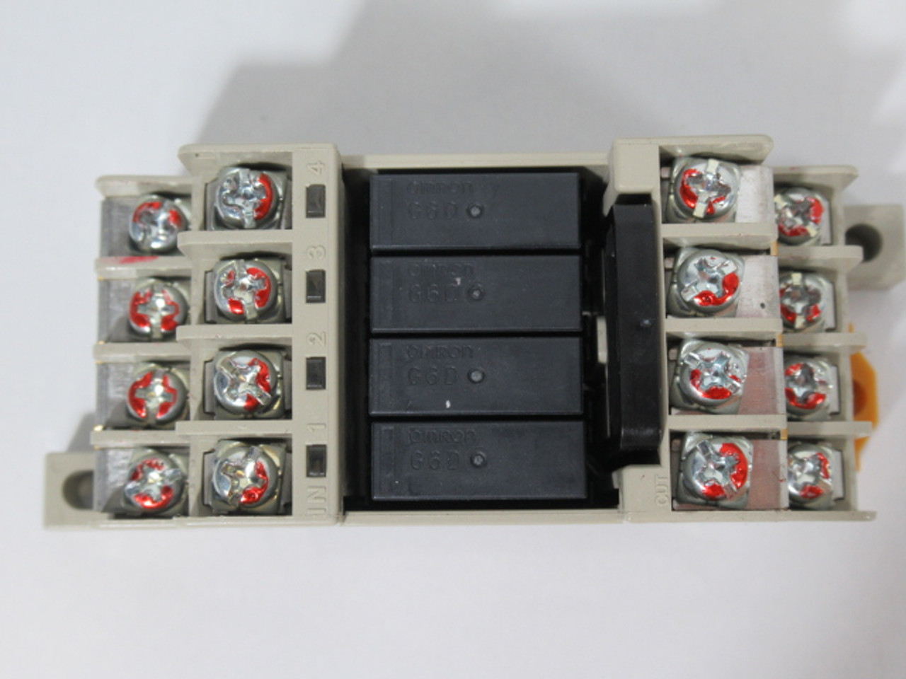 Omron G6D-F4B Terminal Relay 24VDC 3A C/W Omron G6D-1A-ASI Relay USED
