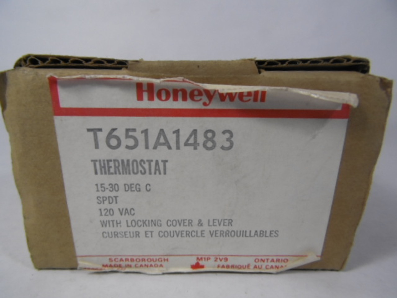 Honeywell T651A1483 Electric Heat Line Voltage Heat//Cool Thermostat ! NEW !