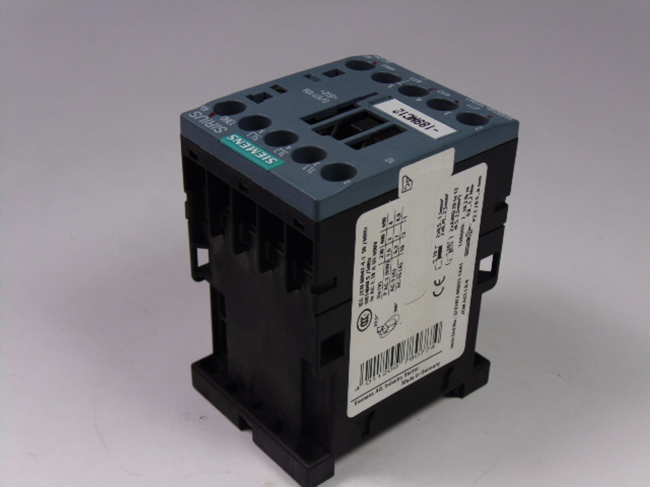 Siemens 3RT2015-1BB41 Contactor 7Amp 24VDC USED
