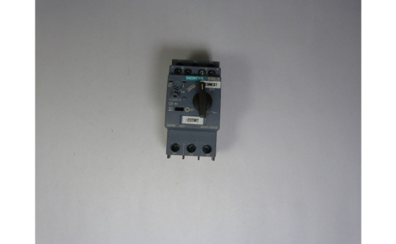 Siemens 3RV2011-0HA10 Breaker Switch 0.55A-0.8A USED