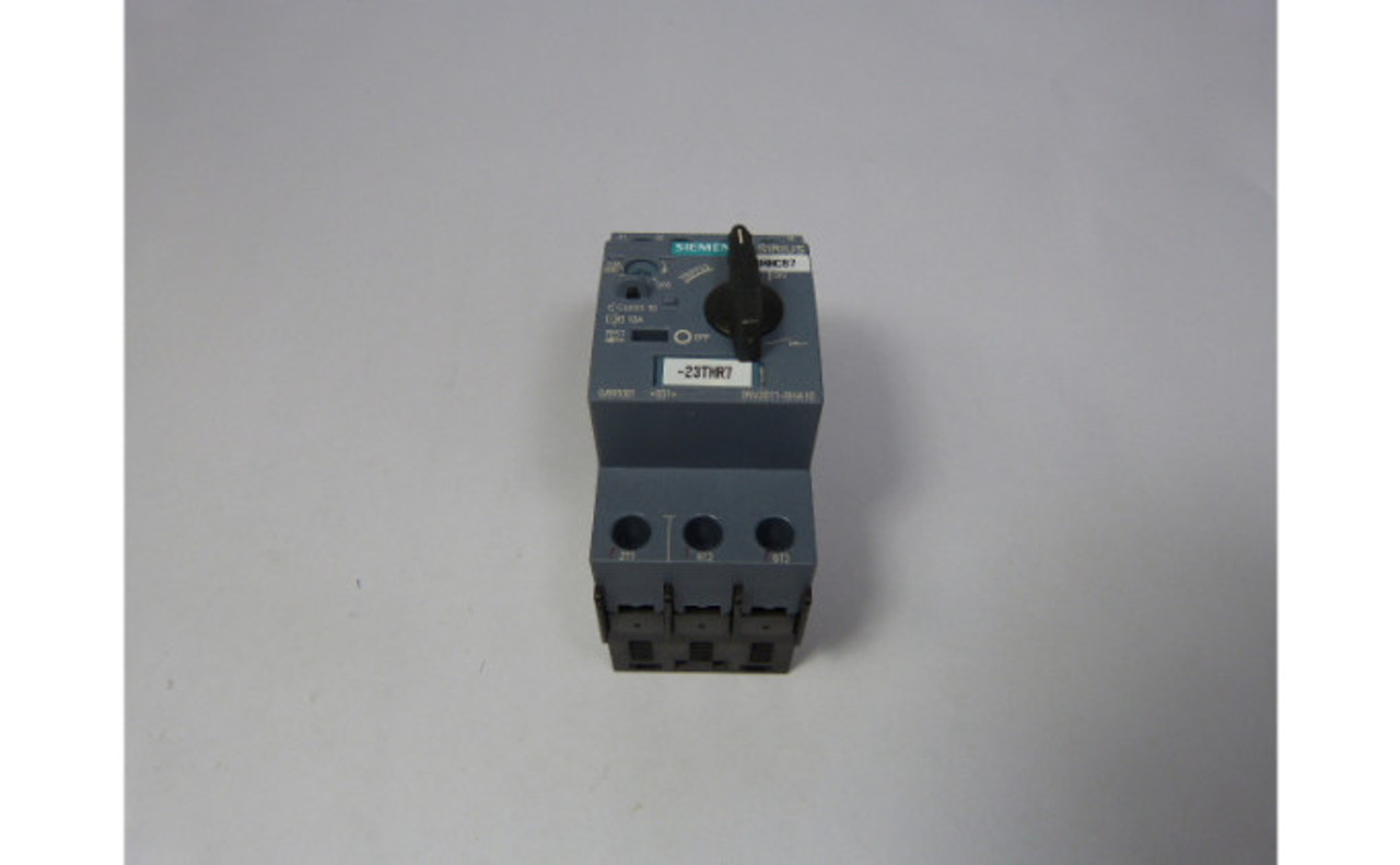 Siemens 3RV2011-0HA10 Breaker Switch 0.55A-0.8A USED