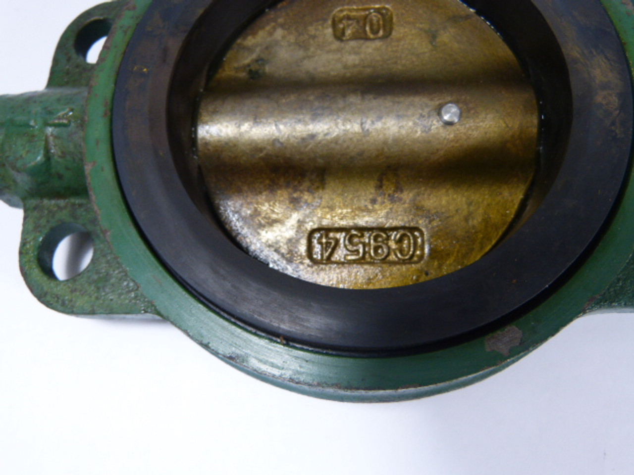 Generic C954 4-Bolt Flange Butterfly Valve Cast Iron USED