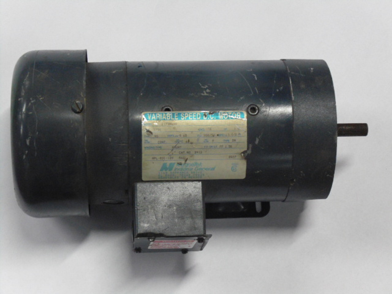 Magnetek 1HP 1750RPM 90V 56C TEFC 9.68A USED