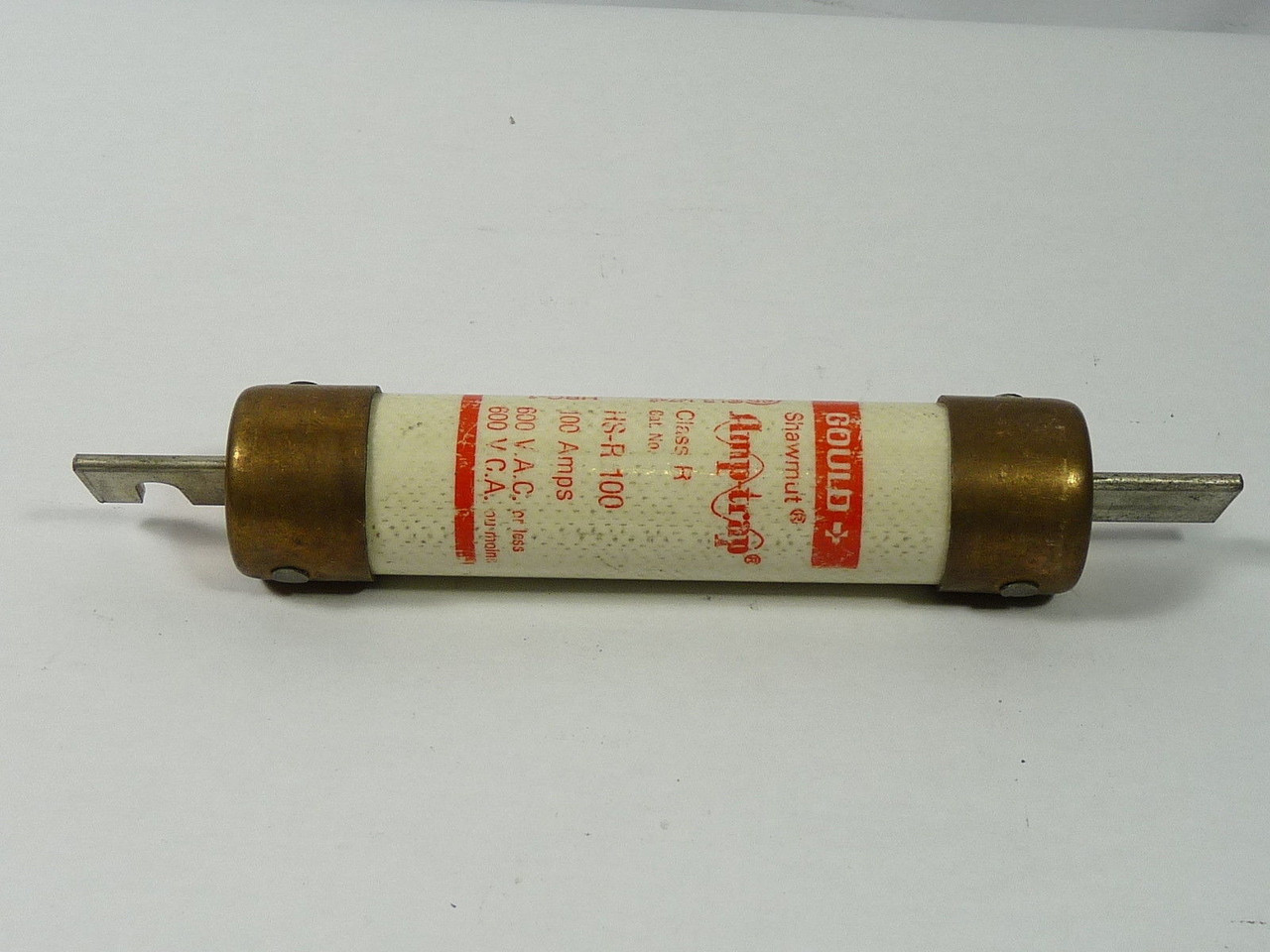 Amp-Trap HS-R100 Dual Element Fuse 100A 600V USED