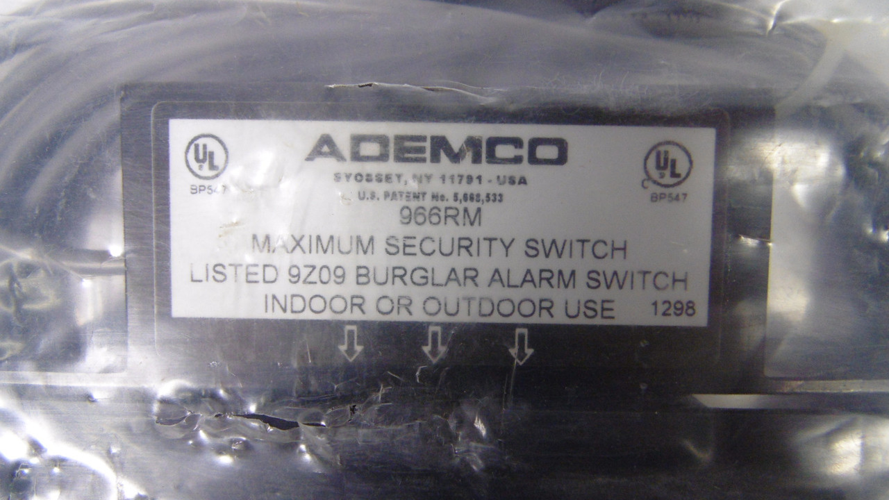 Ademco 966RM Electric Door Strike Burglar Alarm Switch ! NWB !
