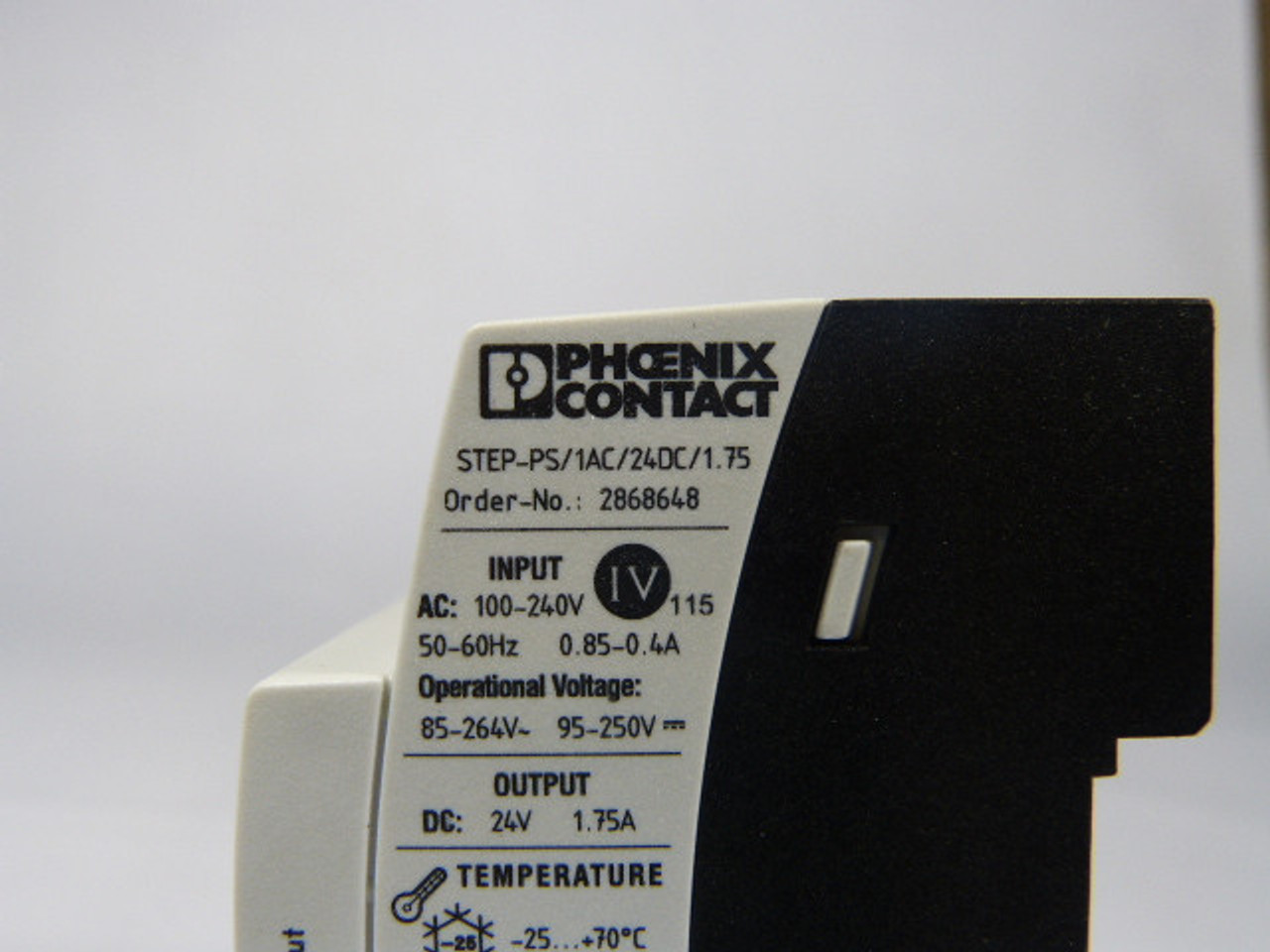 Phoenix Contact STEP-PS/1AC/24DC/1.75 Power Supply 1.75AMP 1 Phase USED