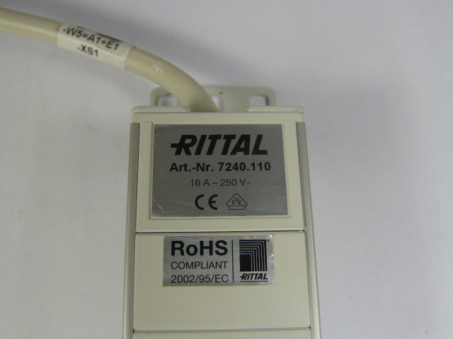 Rittal 7240110 Ac Power Strip 250V ac European USED