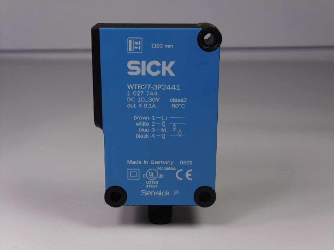Sick 1027744 Photoelectric Sensor 10-30V DC Type WTB27-3P2441 COS DMG USED