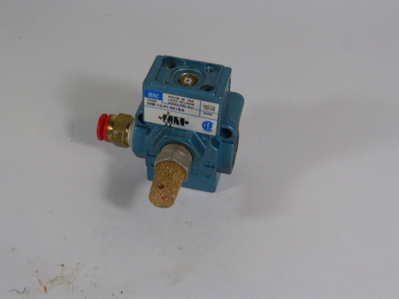 MAC 55B-12-PI-591BA Solenoid Valve 150PSI  USED