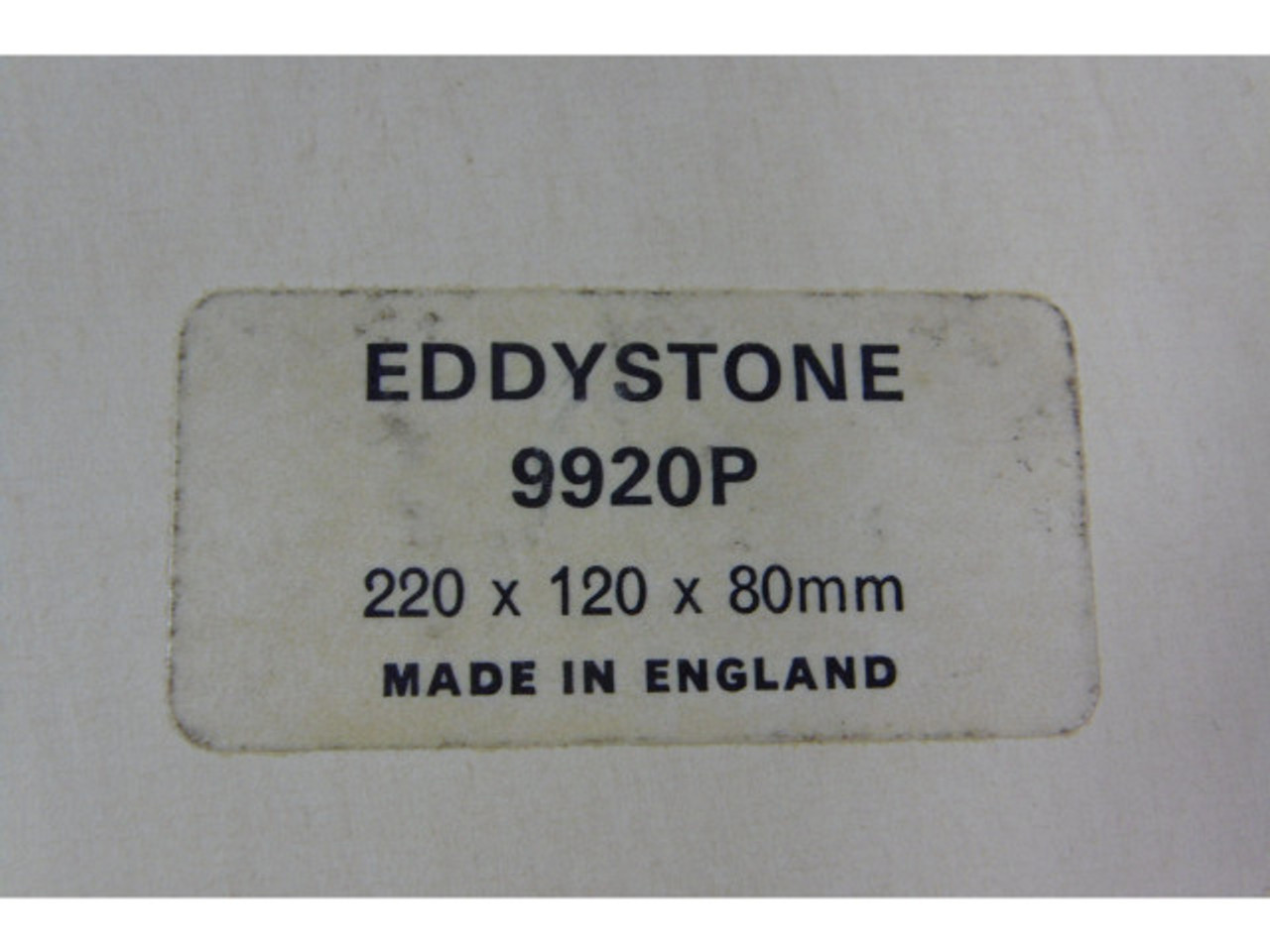 EddyStone Radio 9920P Diecast Box & Lid 220mm X 120mm X 80mm ! NEW !