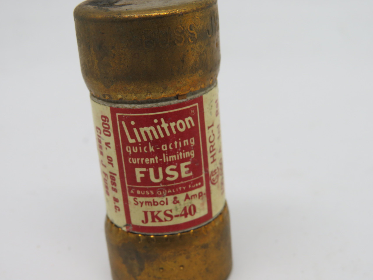 Limitron JKS-40  Fast Acting Fuse 40A 600V *Lot of 10* USED