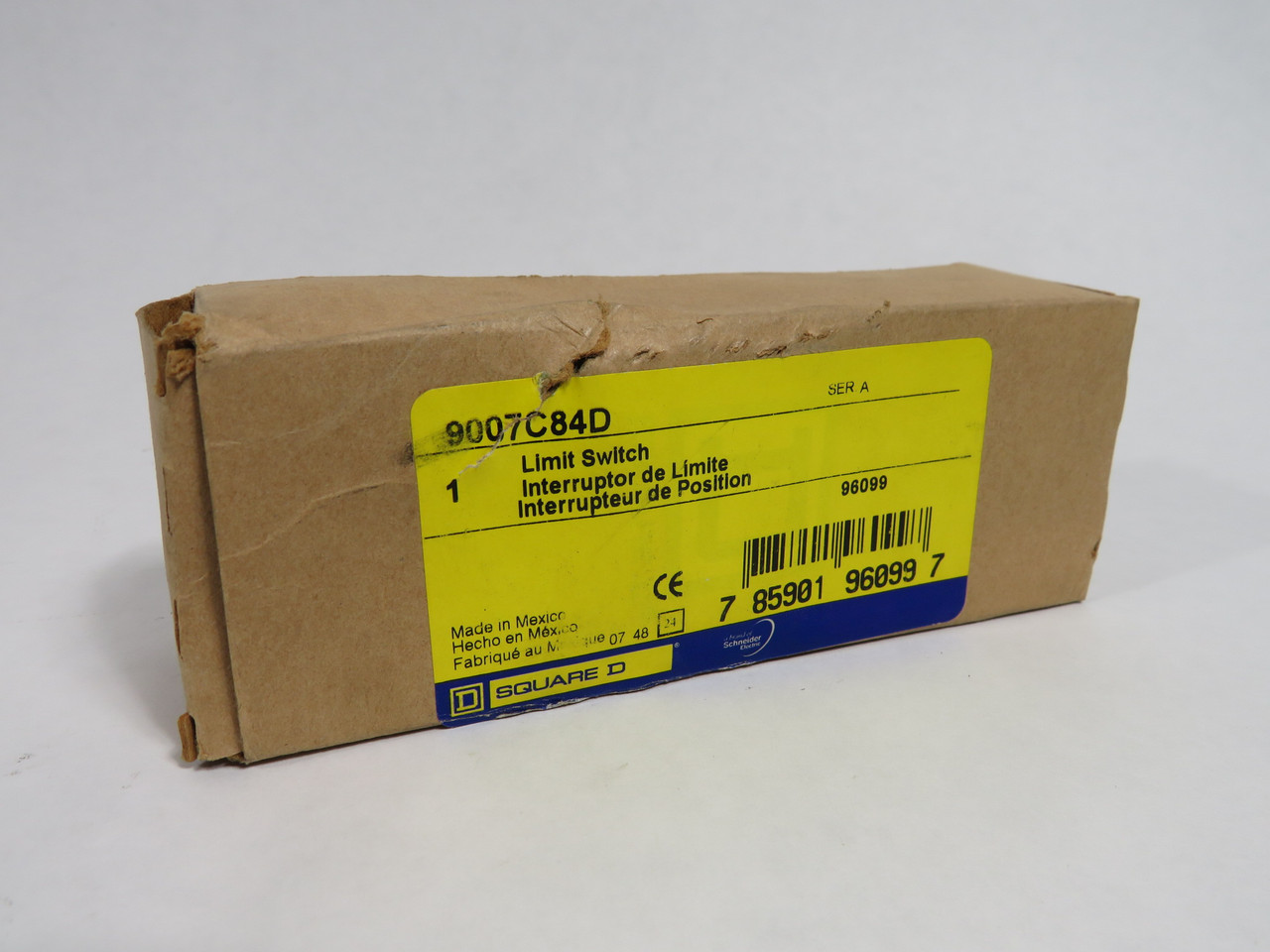 Square D 9007-C84D Series A Limit Switch 600VAC NEW