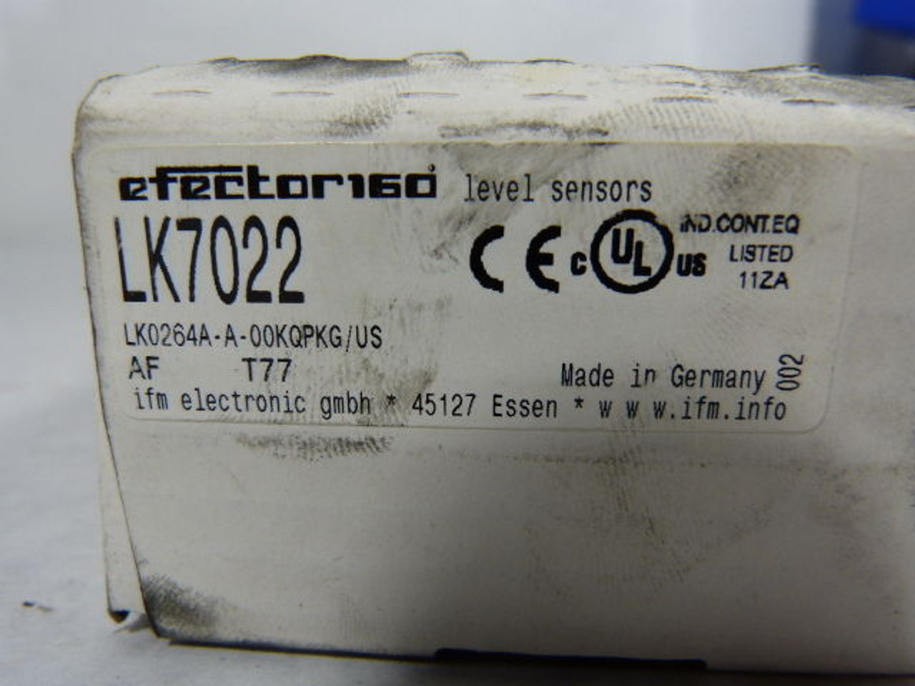 IFM Efector LK0264A-A00kQPKG/US Level Sensor ! NEW !