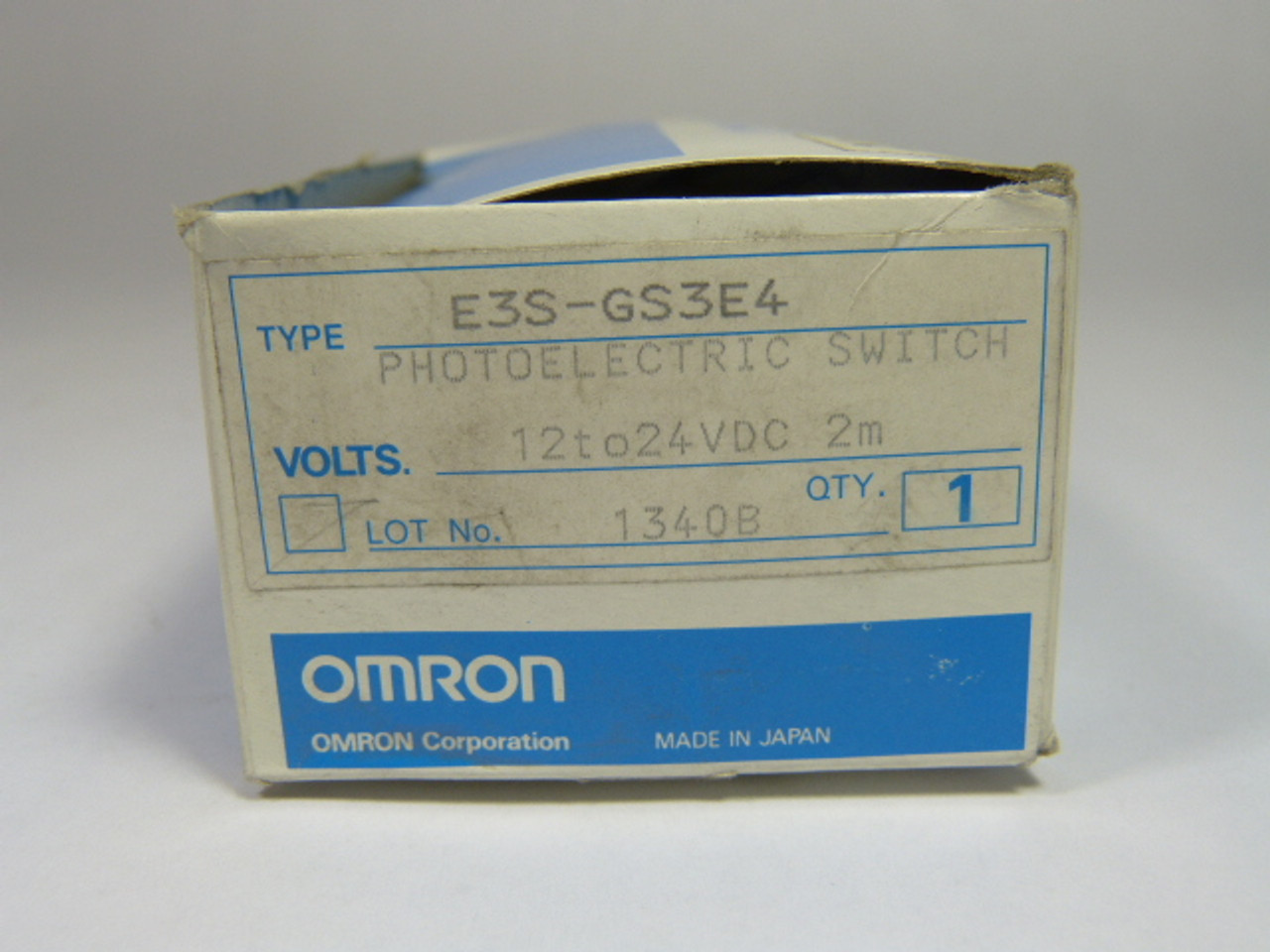 Omron E3S-GS3E4 Photoelectric Sensor 12V-24V 2m Range ! NEW !