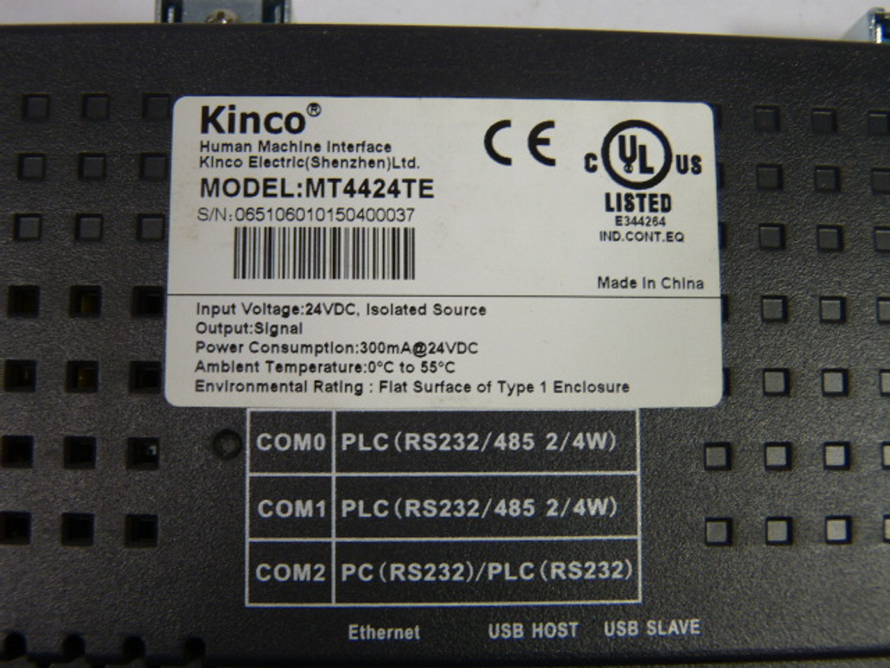 Kinco MT4424TE Operator Interface 7" Touch Display USED
