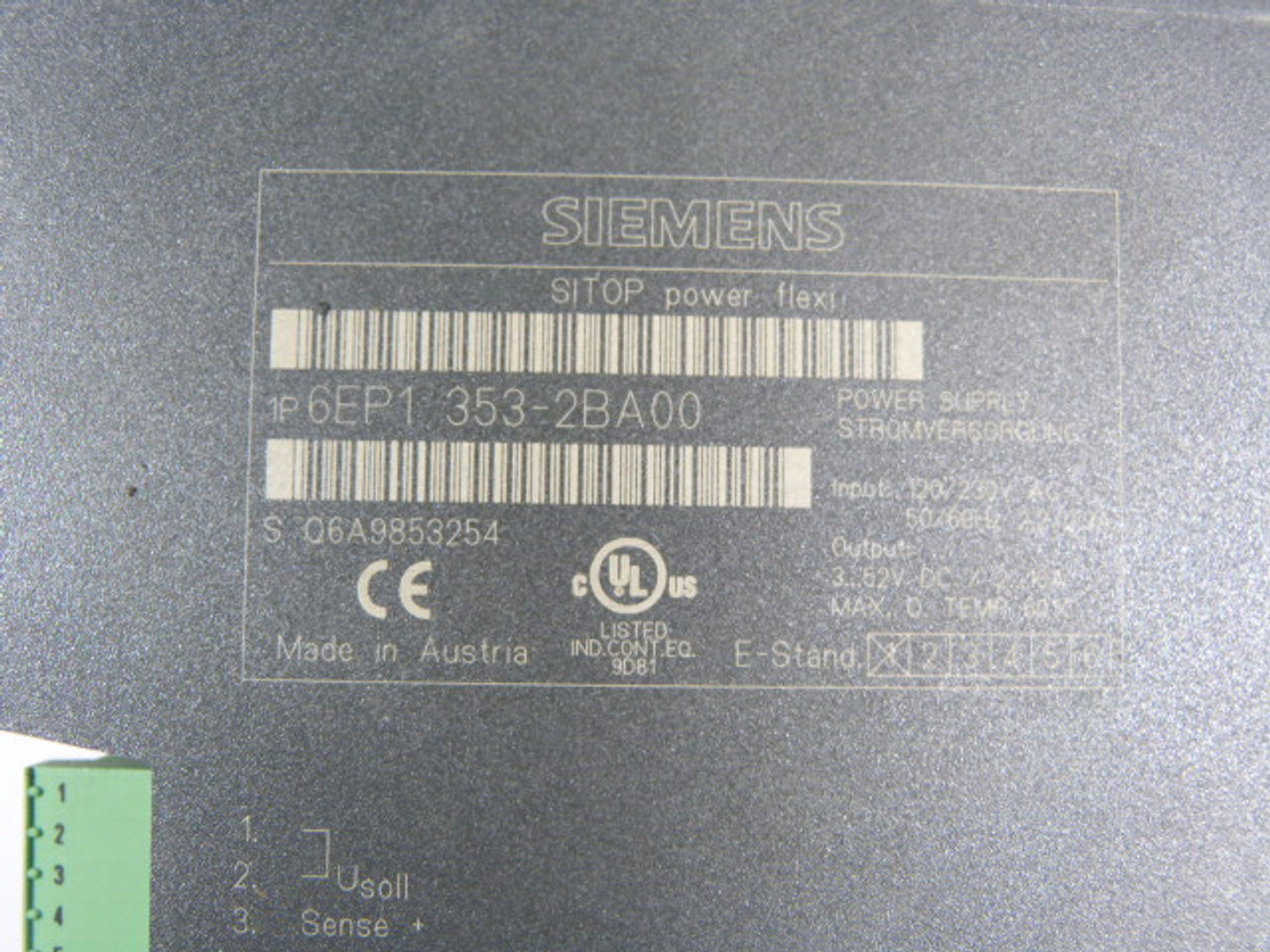 Siemens 6EP1-353-2BA00 Power Supply Module USED