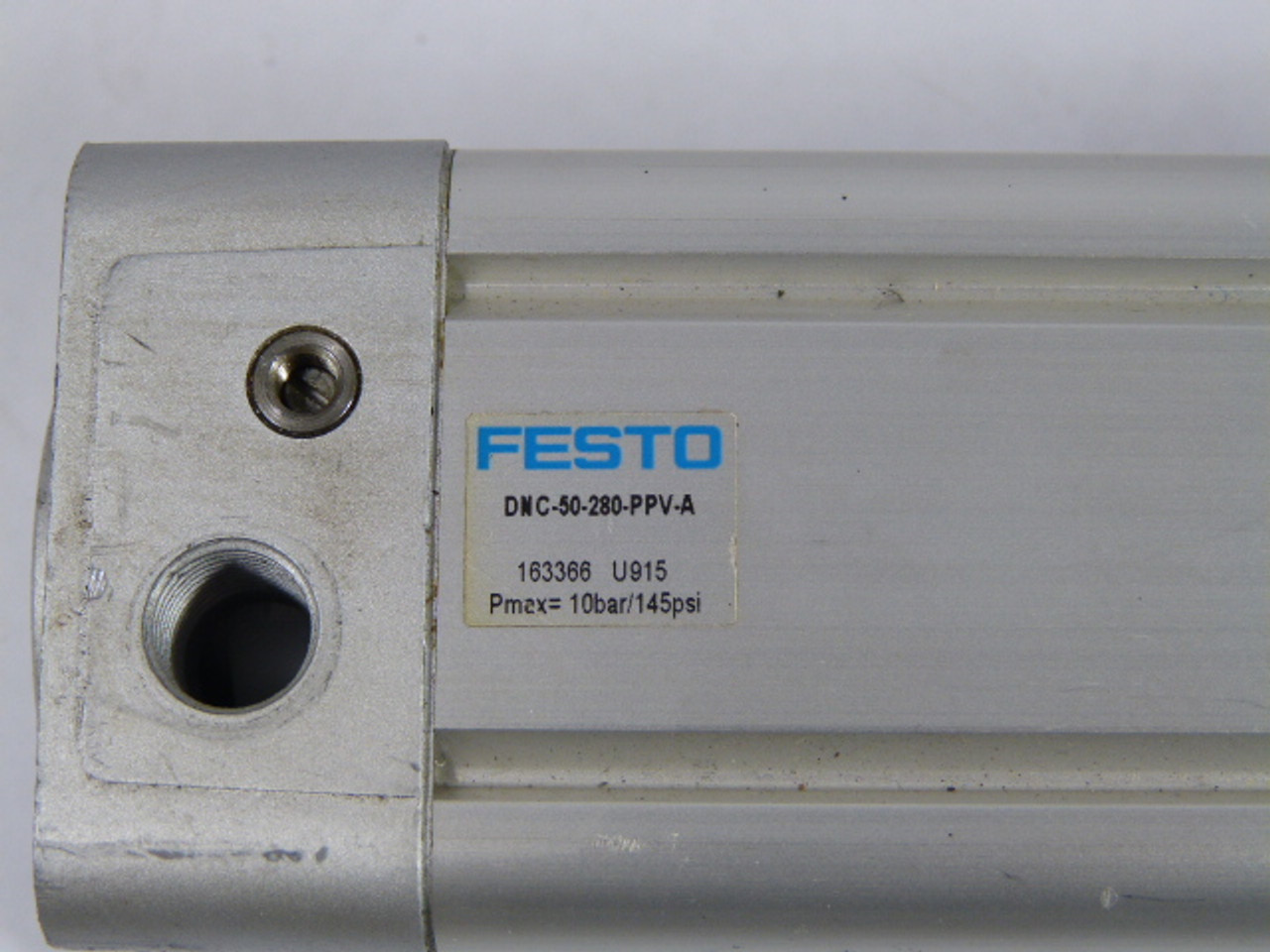 Festo DNC-50-280-PPV-A 163366 Pneumatic Cylinder 50mm Bore 280 Stroke USED