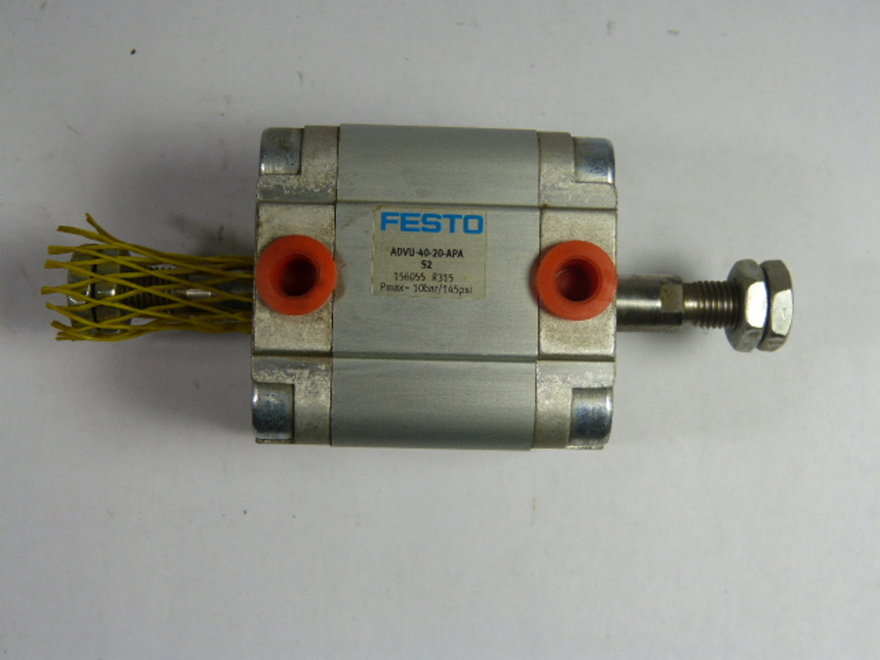 Festo ADVU-40-20-APA-S2 Pneumatic Cylinder 20mm Stroke 10Bar/145PSI USED