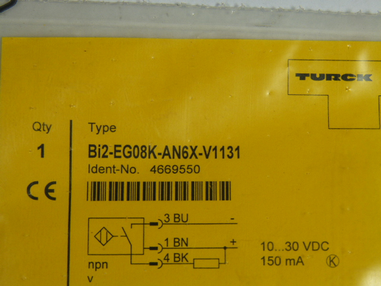 Turck BI2-EG08K-AN6X-V1131 Proximity Sensor valve Position Sensors ! NWB !