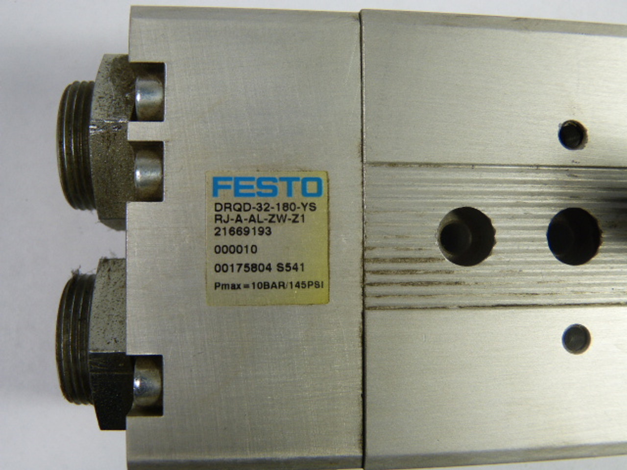 Festo DRQD-32-180-YS-RJ-A-AL-ZW-Z1 Actuator 21669193 USED