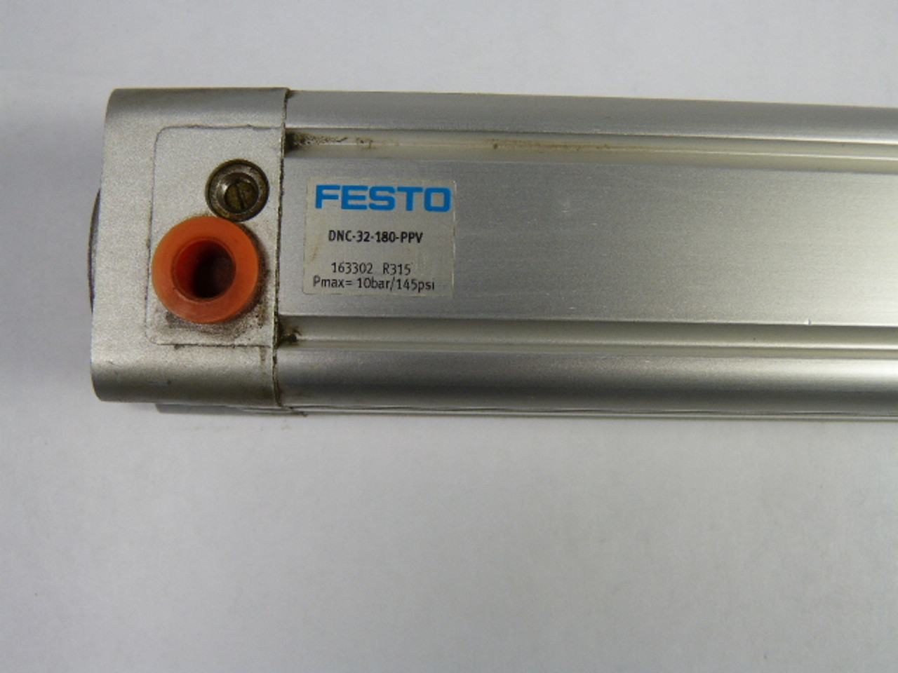 Festo DNC-32-180-PPV Pneumatic Cylinder 32mm Bore 180mm Stroke USED
