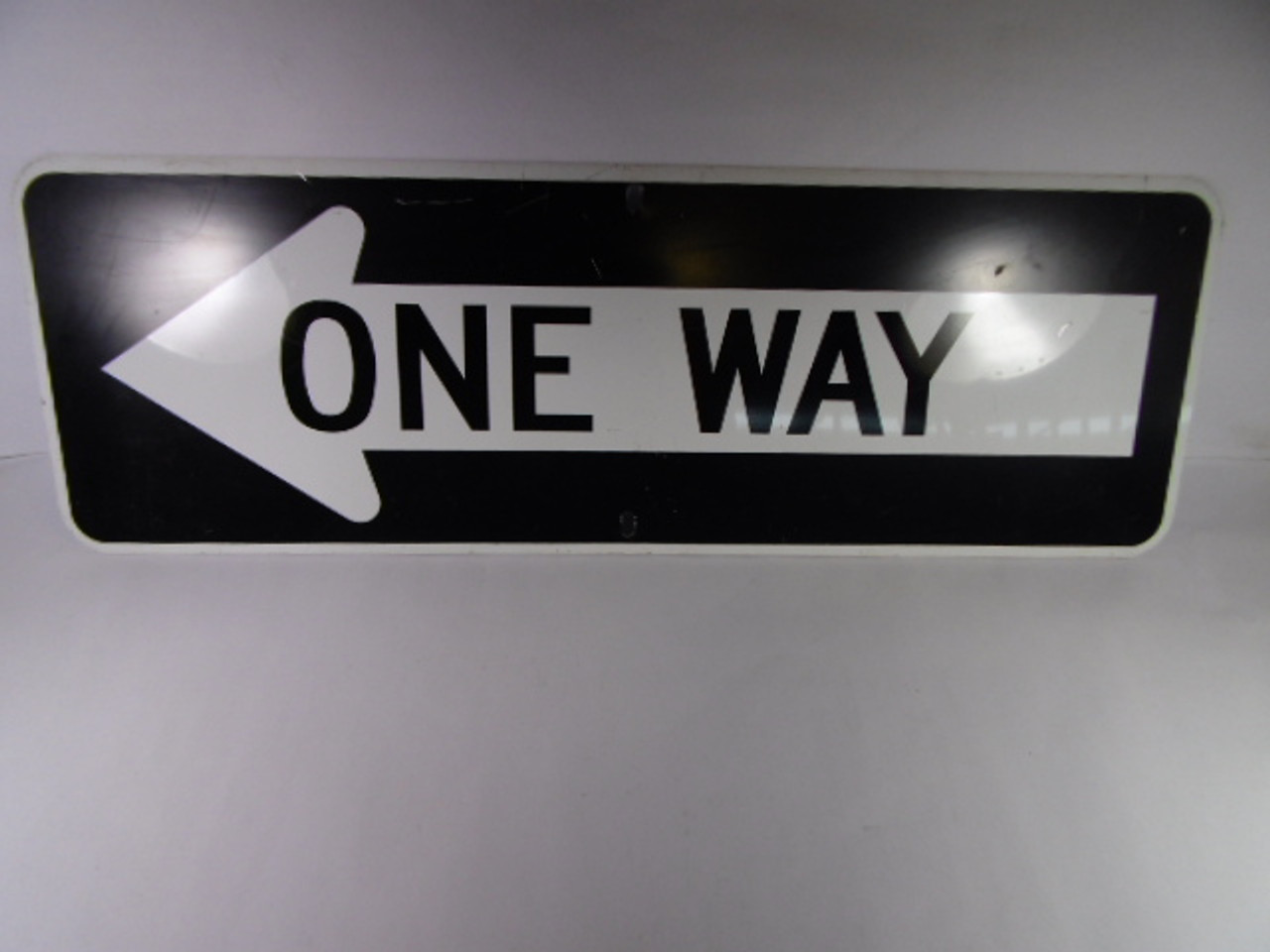 Generic X4526 One Way Sign 35x12" Left USED