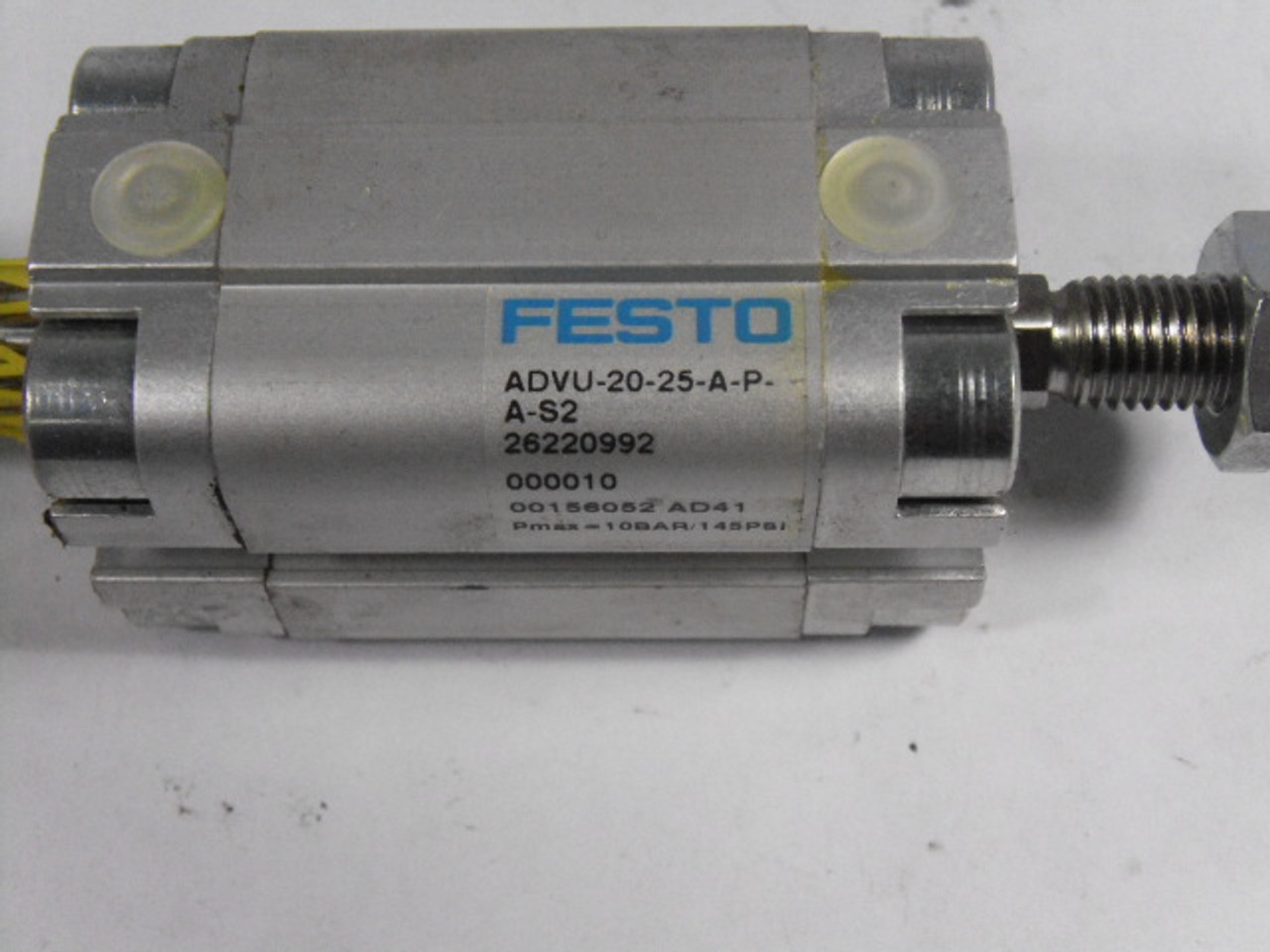 Festo ADVU-20-25-A-P-A-S2 Pneumatic Cylinder 10Bar 20mm Piston USED