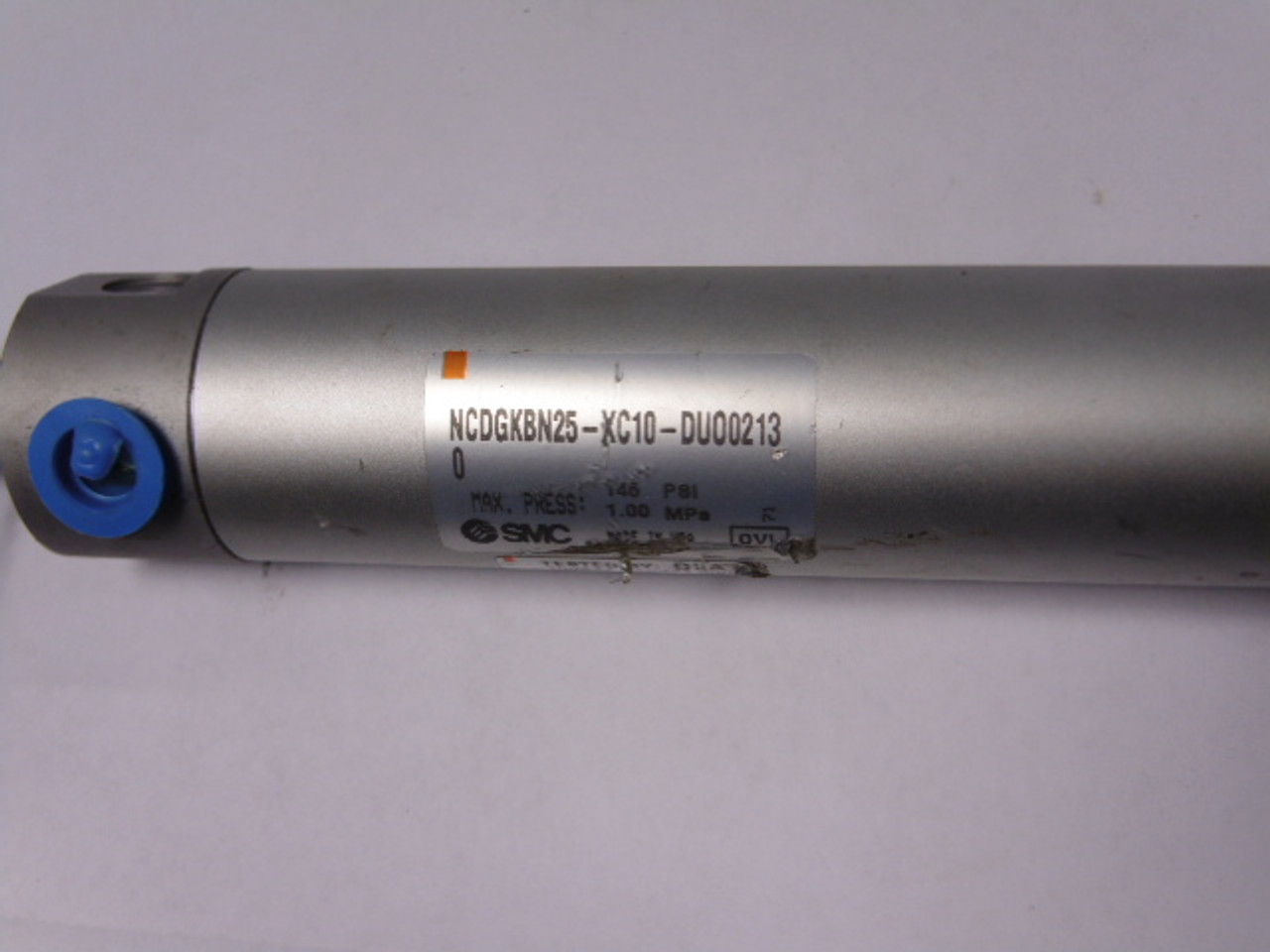 SMC NCDGKBN25-XC10-DUO02130 Pneumatic Cylinder 145PSI 1.00MPa USED