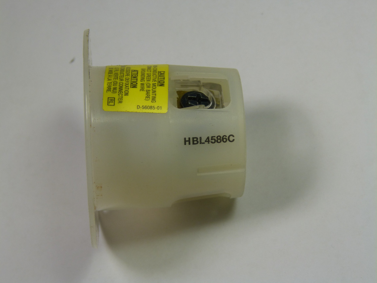 Hubbell HBL4586C Connector Power Entry 15A Plug USED