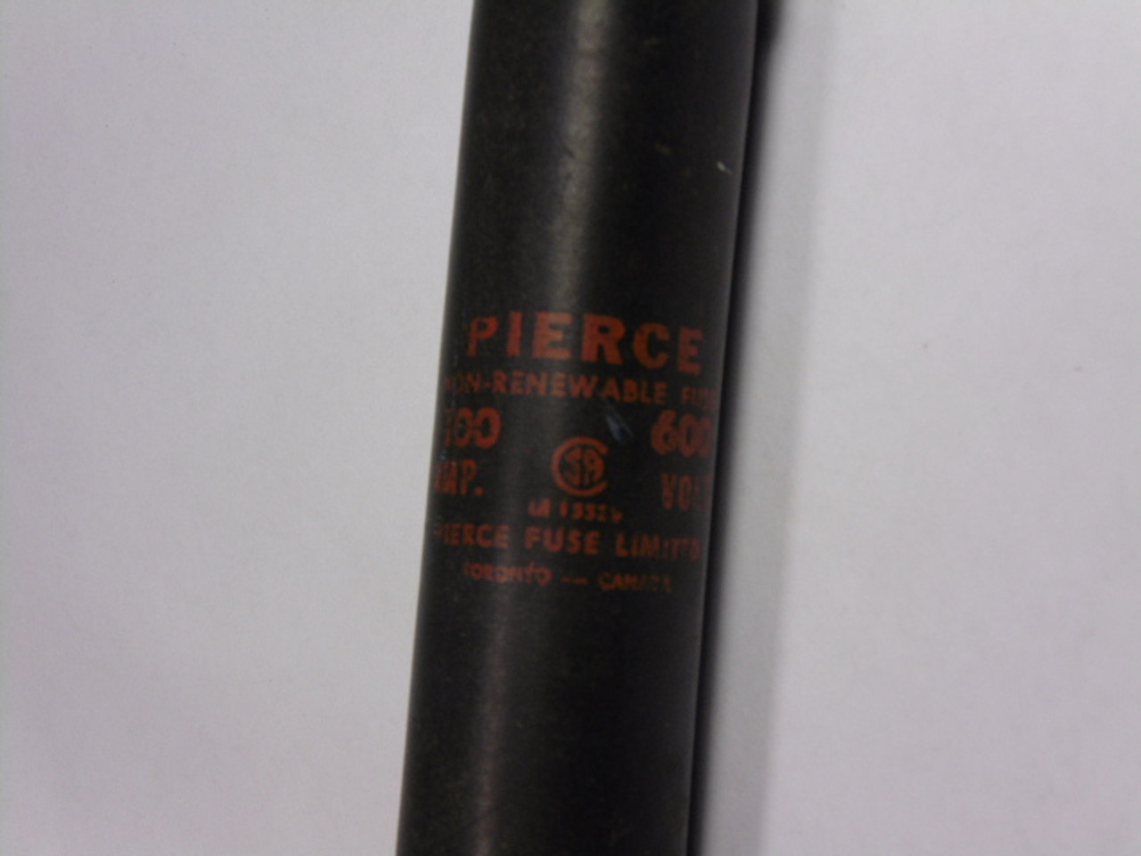 Pierce 100-600 Non Renewable Fuse 100A 600V USED