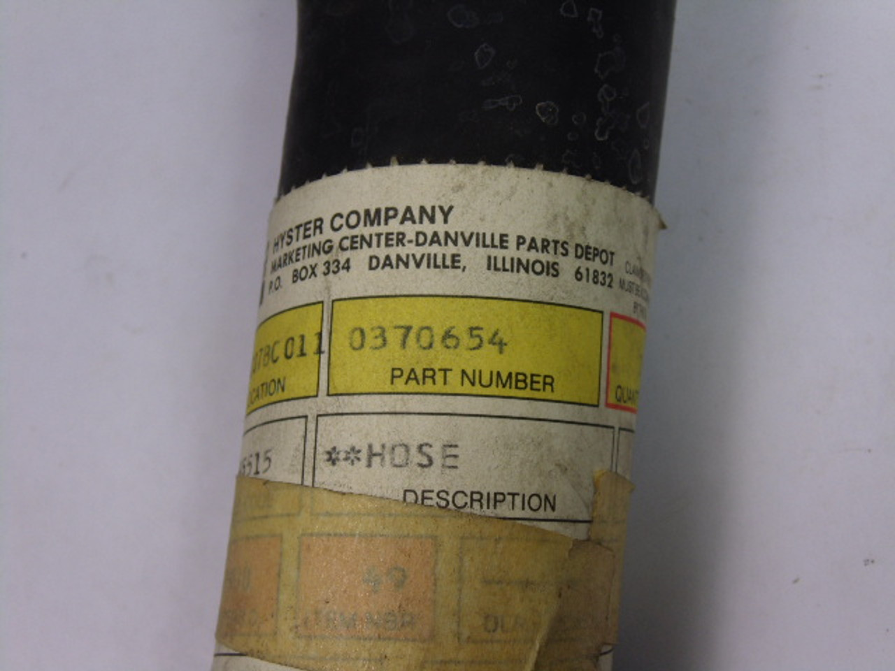 Hyster 0370654 Hose USED