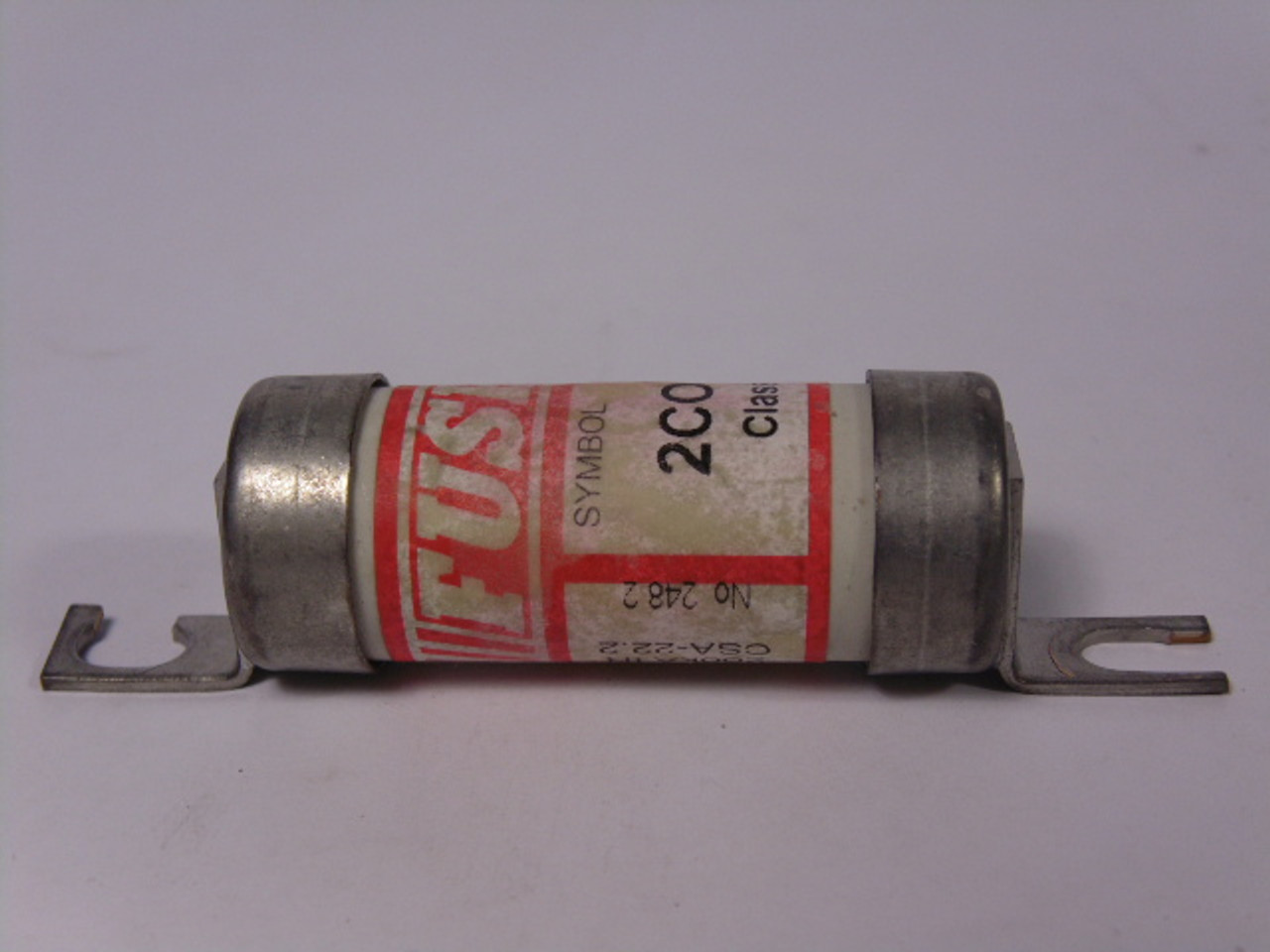 Fusetek 2CO-30 Class-C Bolt On Fuse 30A 600V USED