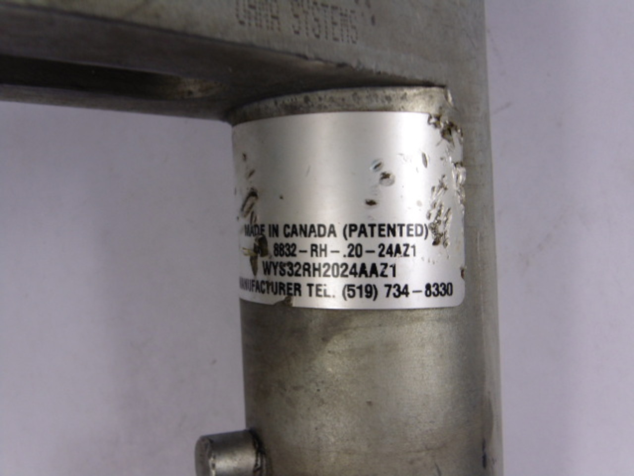 Ohma 8832-RH-.20-24AZ1 Weld Cylinder USED