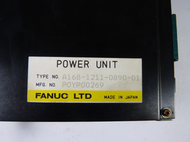 Fanuc A16B-1211-0890-01 Power Supply Module 3.2-7.5Amps 200-240 VAC USED