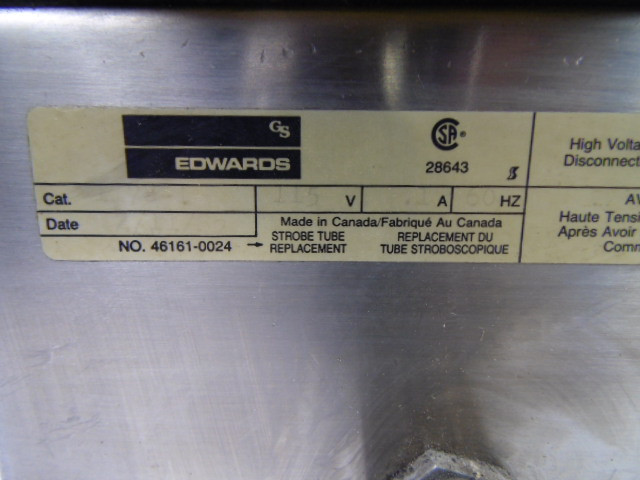 Edwards 1178-1 Signal Light Power Box USED