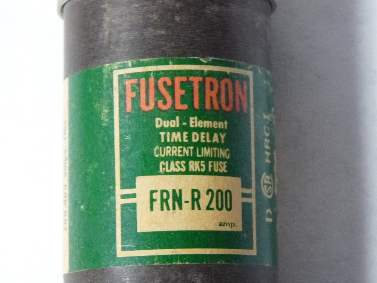 Fusetron FRN-R-200 Time Delay Fuse 200A 250V USED