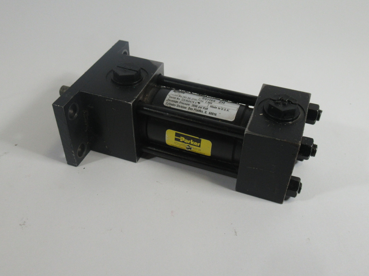 Parker 01.50-J2HLT14A-2.000 Pneumatic Cylinder 1.5" Bore 2" Stroke USED