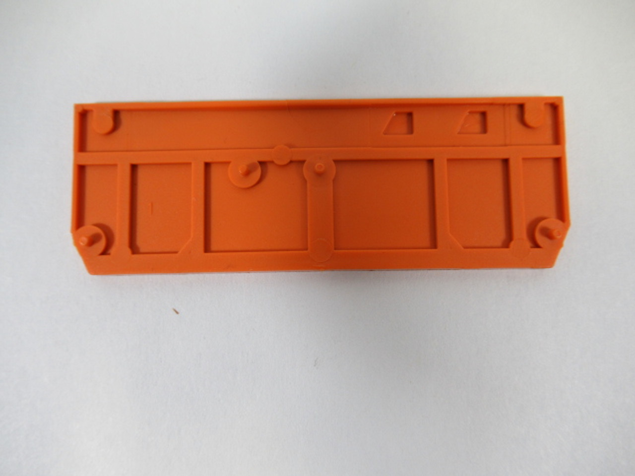 Wago 280-326 Terminal Block End Plate ORANGE USED