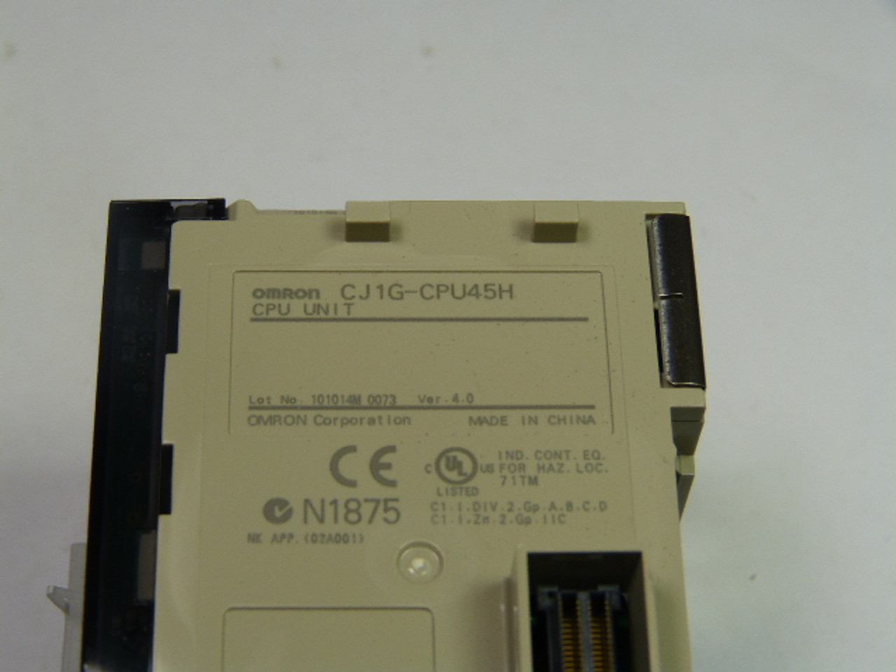 Omron CJ1G-CPU45H Programmable Controller USED