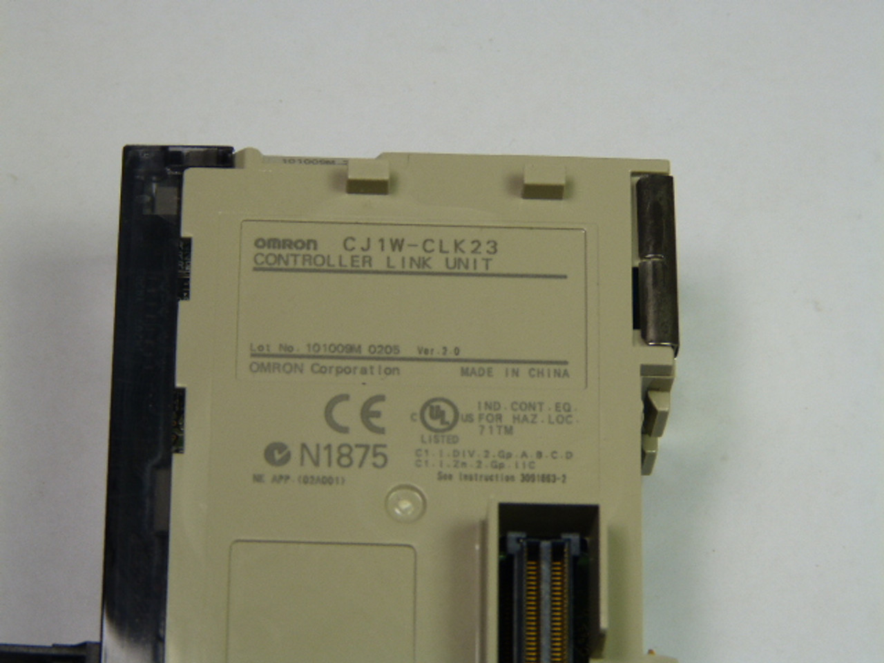 Omron CJ1W-CLK23 Controller Link Unit USED