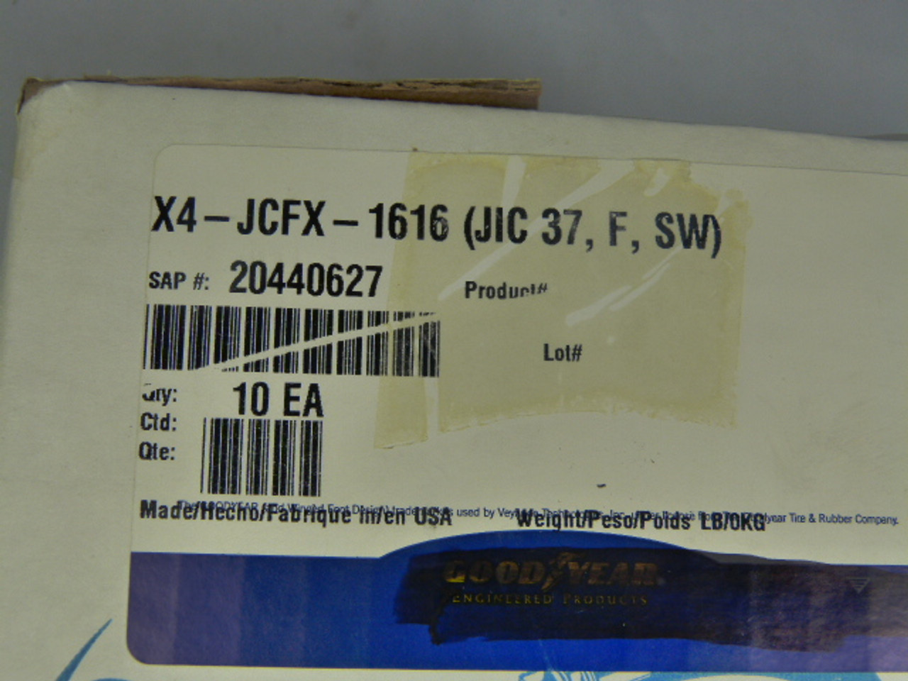 Goodyear X4-JCFX-1616 Hydraulic Hose fitting 10-Pack ! NEW !