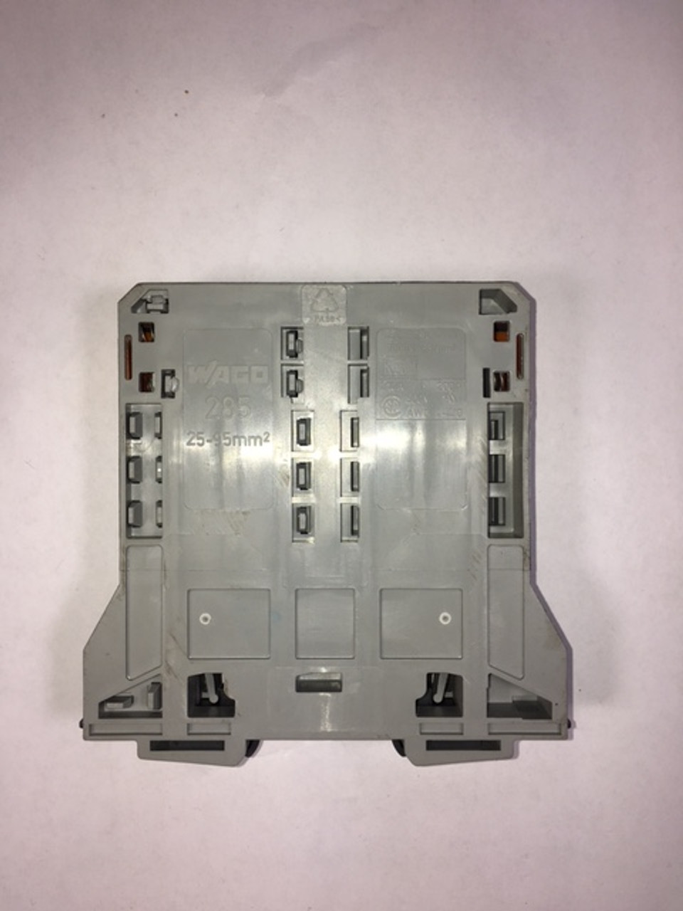 Wago 285-195 Din Rail Mount Terminal Block  USED