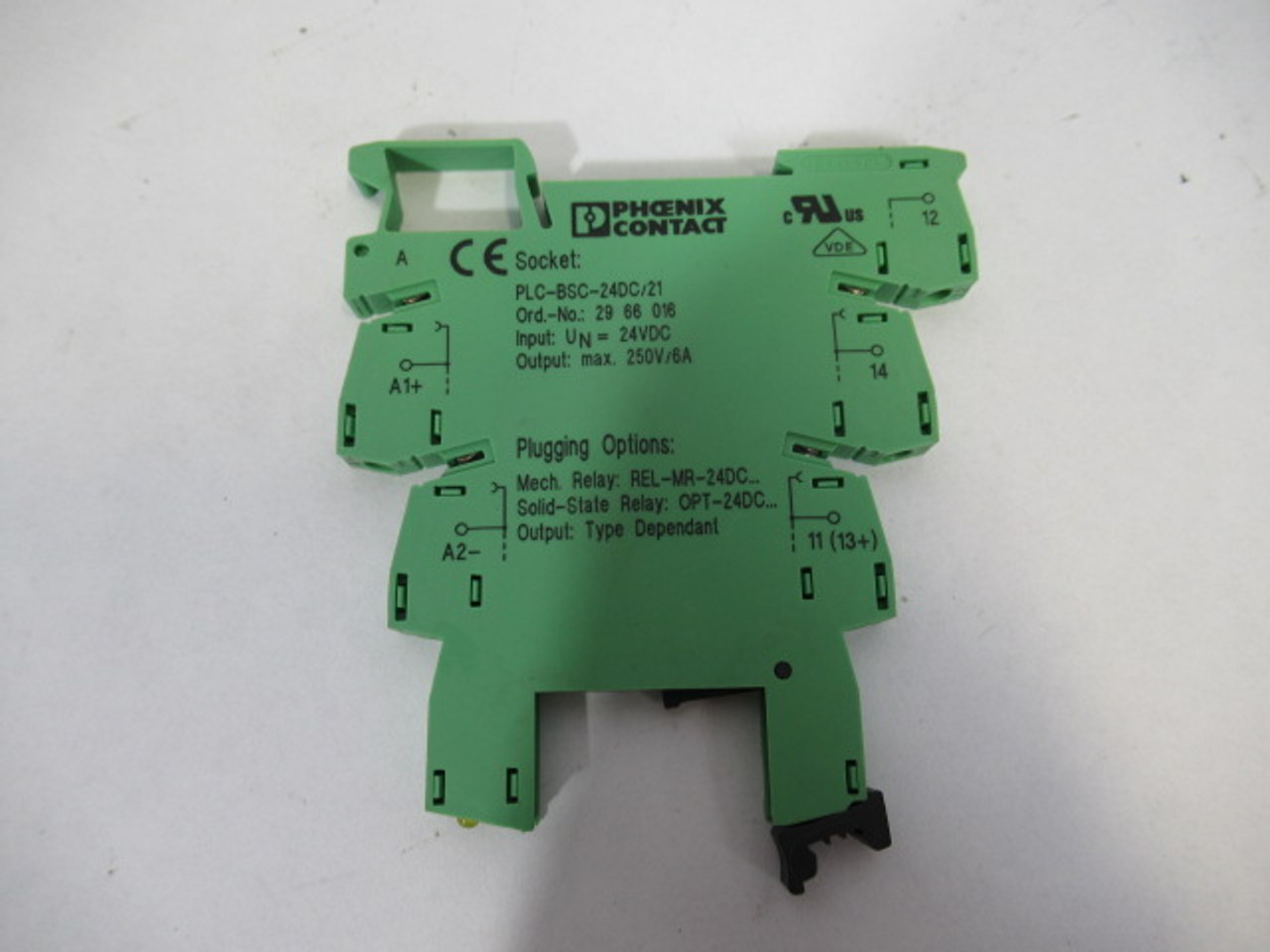 Phoenix Contact PLC-BSC-24DC/21 Relay Base 2966016 Lot of 20 USED